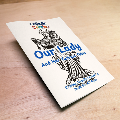 Our Lady & Her Titles Coloring Book