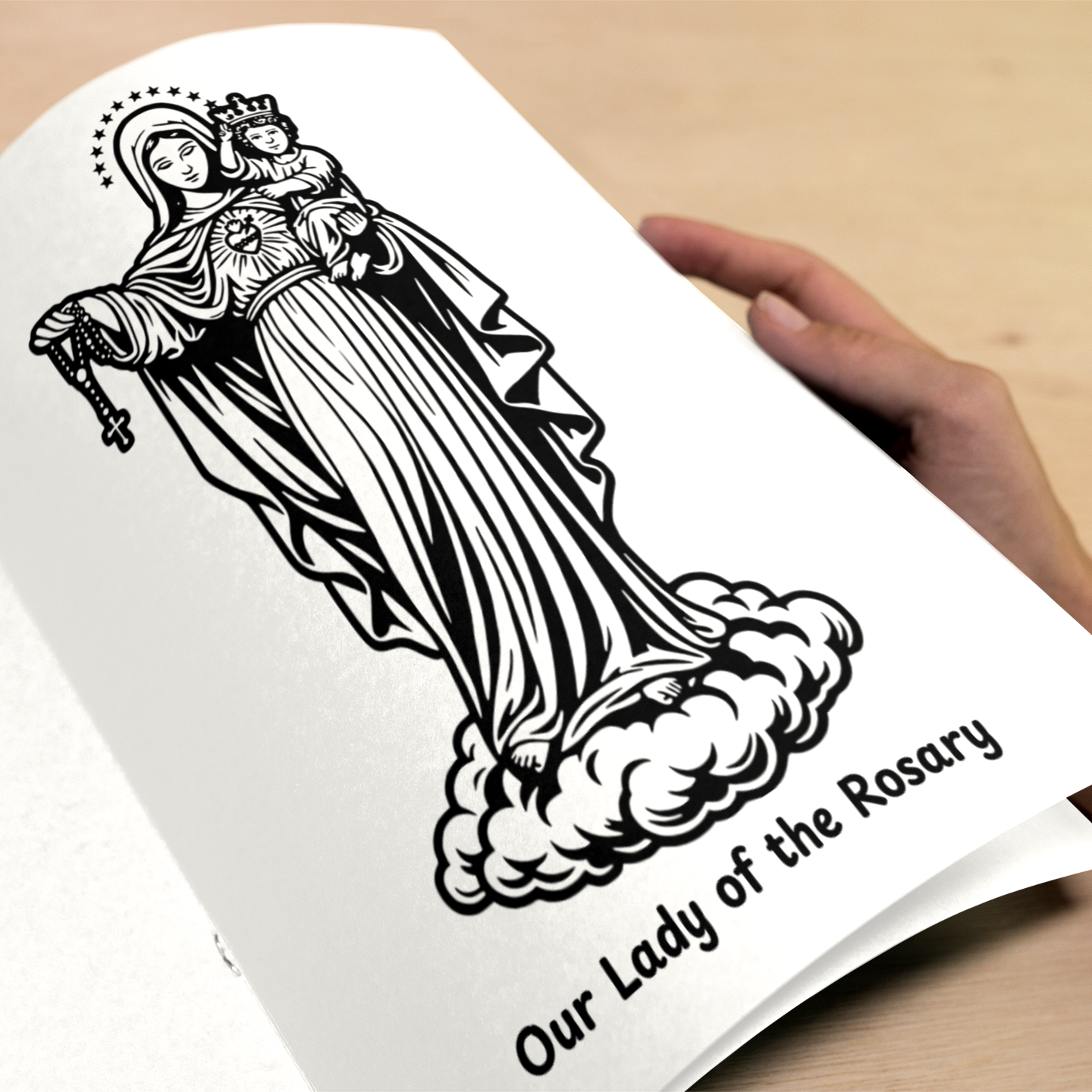 Our Lady & Her Titles Coloring Book