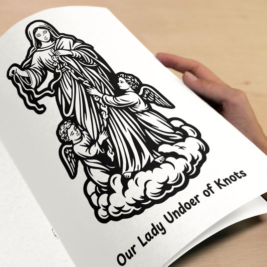 Our Lady & Her Titles Coloring Book