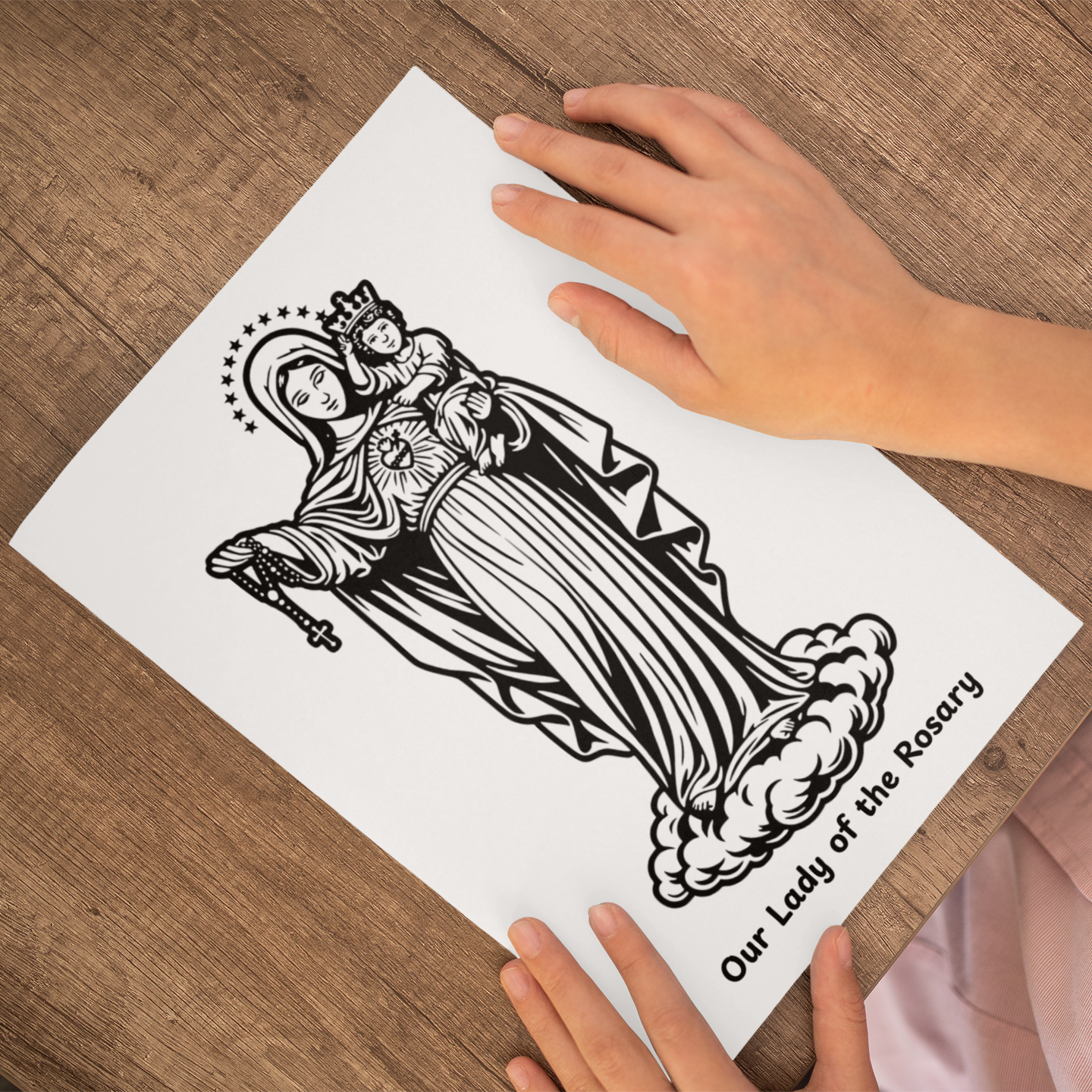 Our Lady & Her Titles Coloring Book